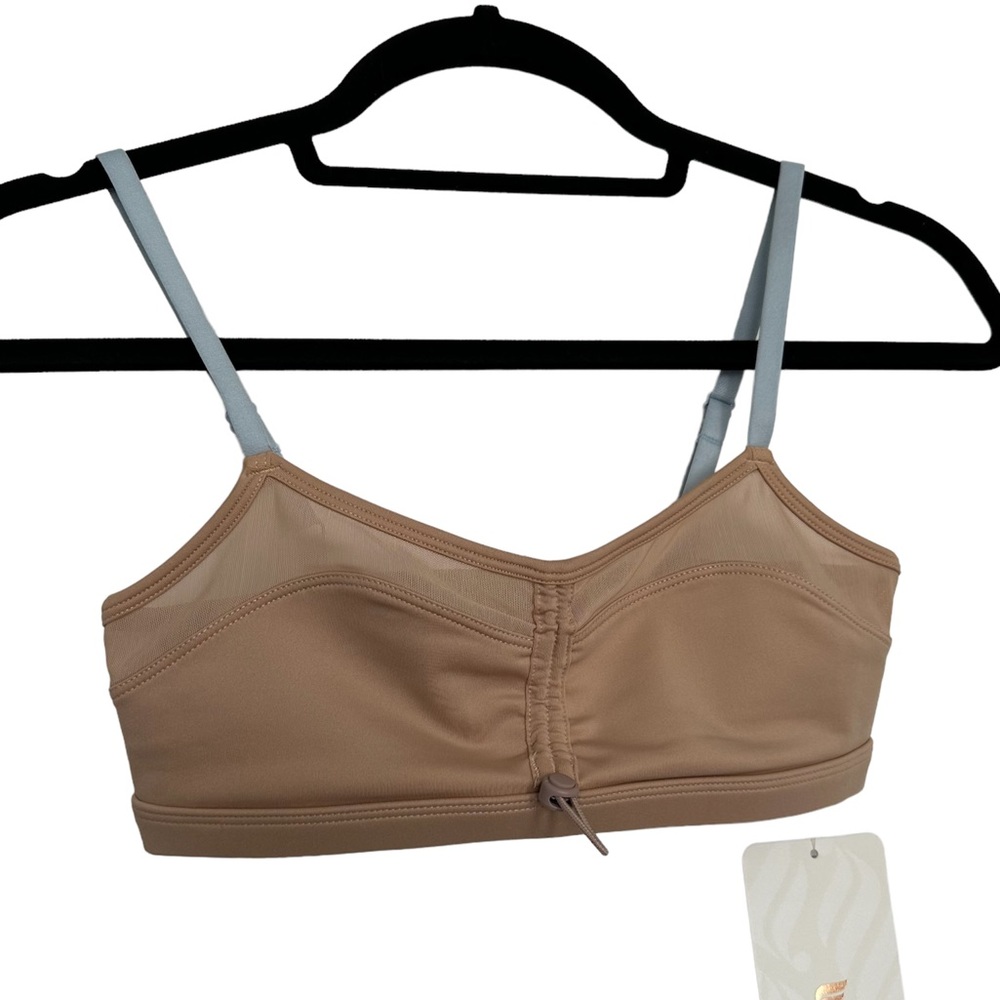 Fabletics Nude Makayla Low Impact Sports Bra